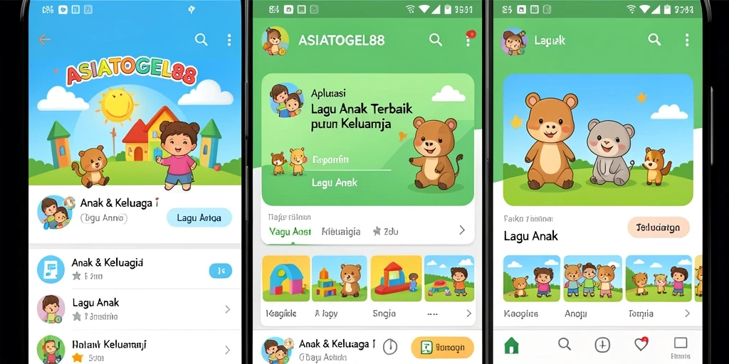 Tampilan antarmuka ASIATOGEL88 yang ramah anak dan interaktif.