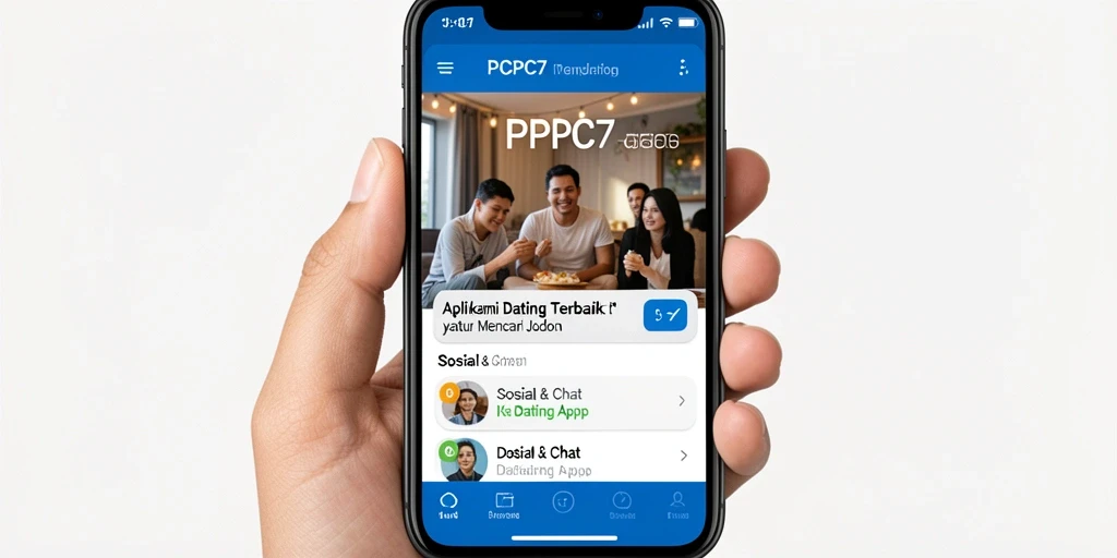 Tampilan antarmuka PCPC7 yang menarik dan ramah pengguna.