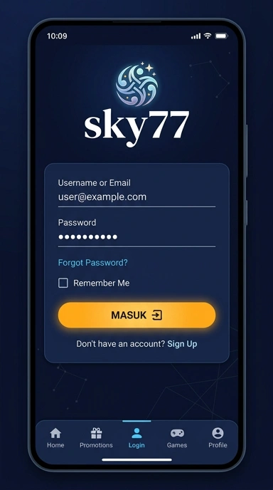 Panduan Login Akun sky77 untuk Pengguna Android
